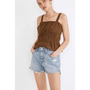 Madewell Women's $78 Relaxed Denim Short Madera Wash Size 26 NF034